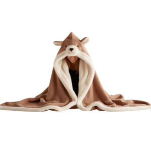 Cozy Animal Hooded Blanket